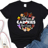 a t - shirt that says disney calories don't count