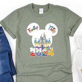a mickey mouse shirt with a mickey mouse face on it