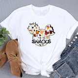 a white shirt with mickey mouse heads on it