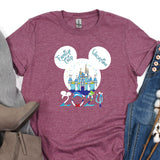 a t - shirt with a mickey mouse design on it