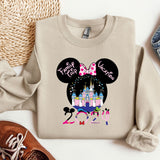 a sweater with a minnie mouse design on it
