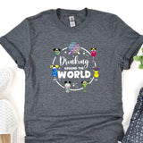 a t - shirt that says drinking around the world