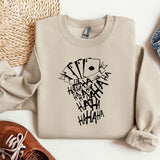 a sweater with a picture of a hand of cards on it