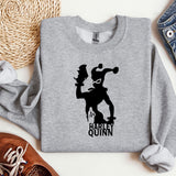 a sweatshirt with a picture of a man holding a baseball bat