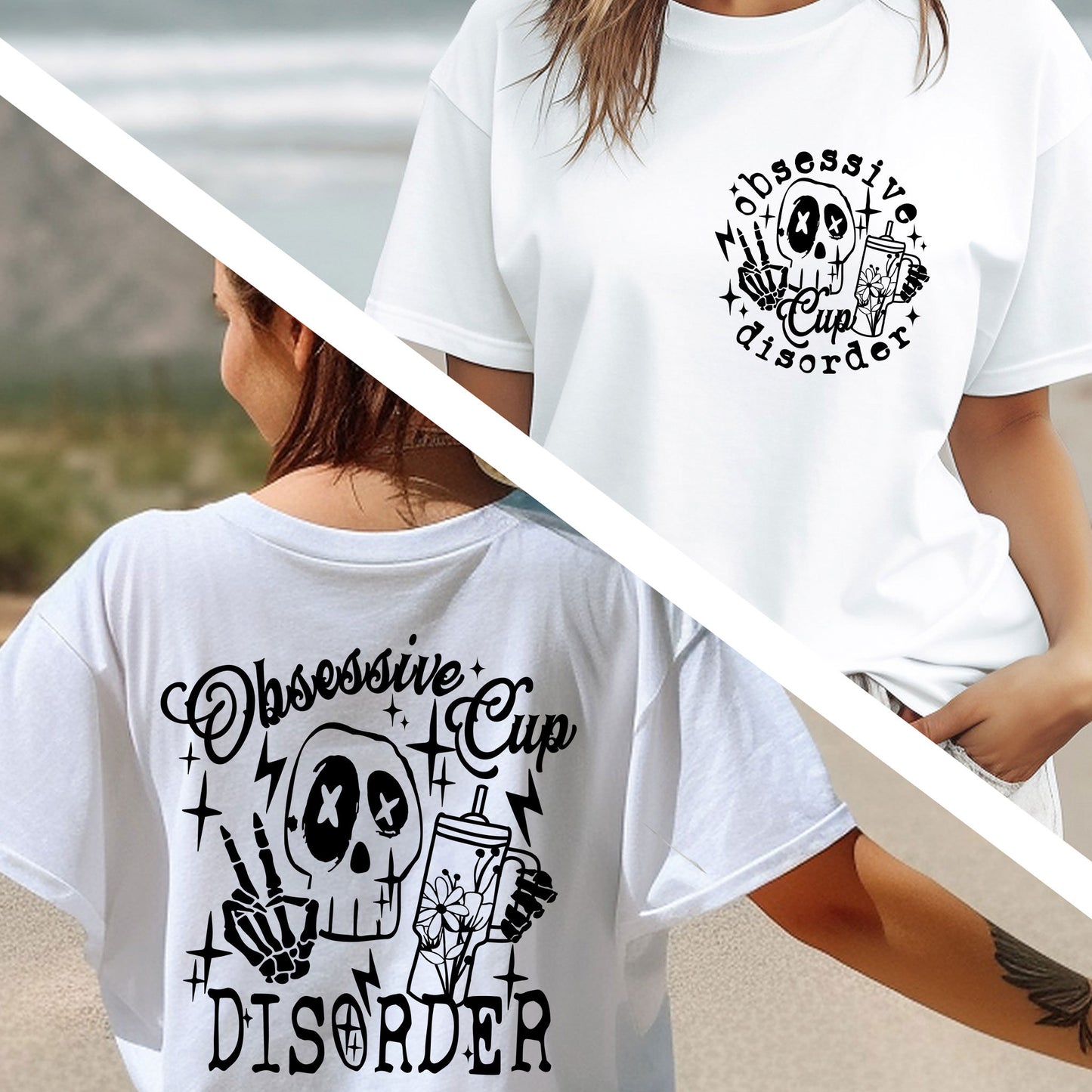 Obsessive Cup Disorder Tshirt, OCD Tee, Tumbler Tshirt, 40oz Tumbler Shirt, Obsessive Disorder Shirt, Gift for Her, Gift for Him,