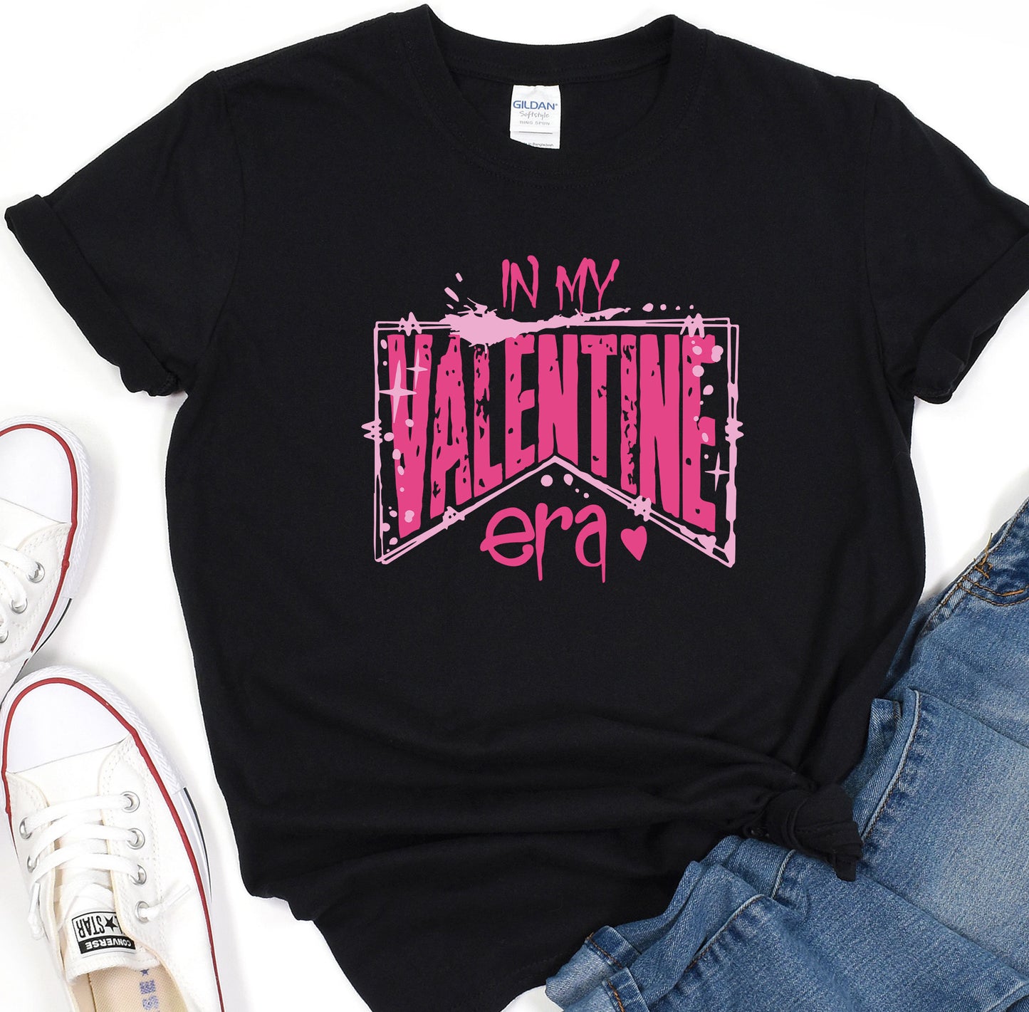 a t - shirt that says in my valentine era