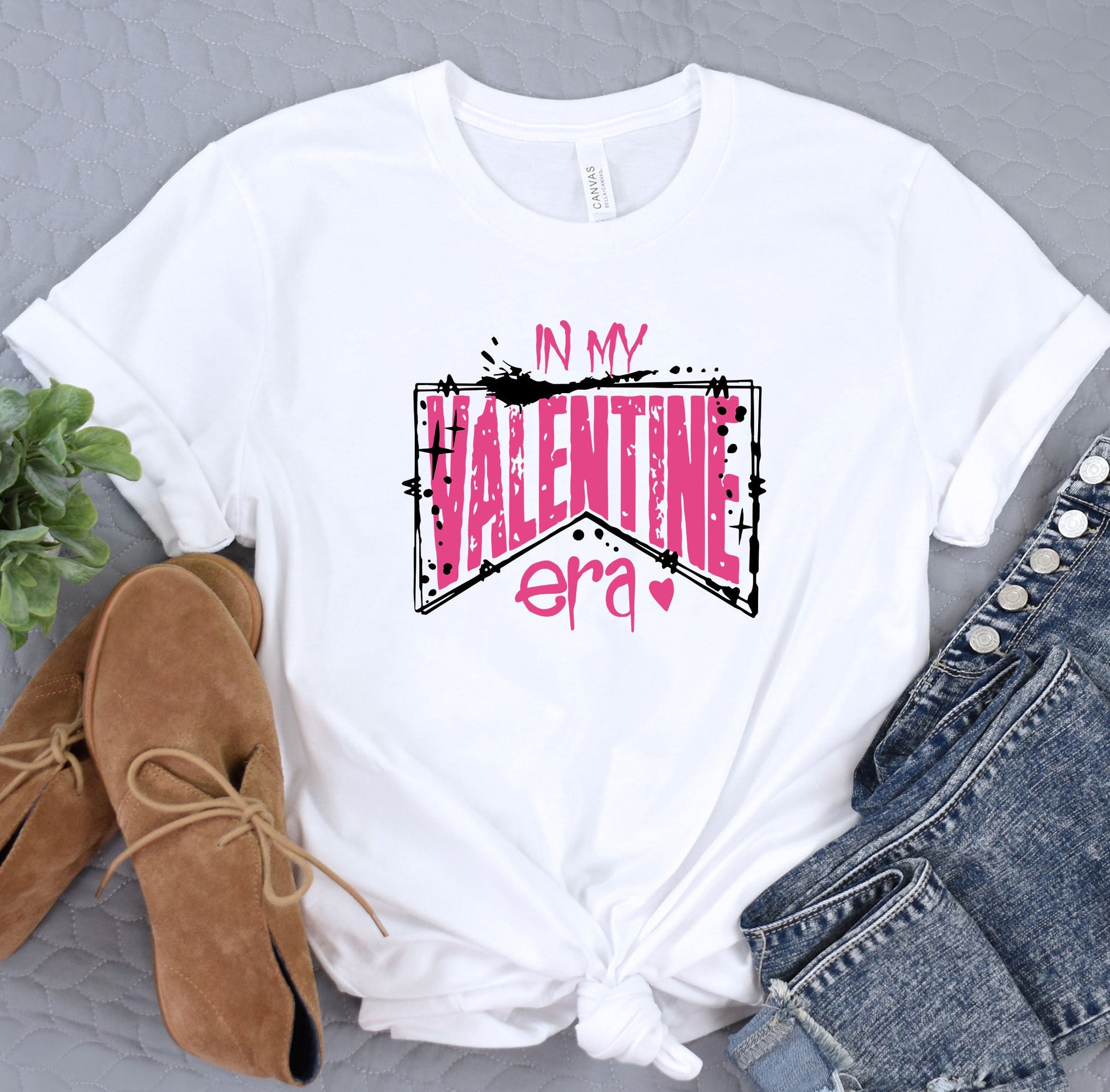 In My Valentine Era Shirt, Valentine Sweatshirt, Valentine Shirt for Women, Cute Valentines Shirt, Happy Valentine&#39;s Day Shirt, Gift for her