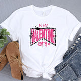 In My Valentine Era Shirt, Valentine Sweatshirt, Valentine Shirt for Women, Cute Valentines Shirt, Happy Valentine's Day Shirt, Gift for her
