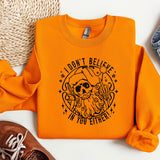 an orange shirt with a skull and a star on it