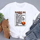 Basketball Mom Prays Shirt, Basketball Court prayer T-shirts, Basketball Mom Tee, Basketball Bible Gift, New Mom Shirt, Mother Day Shirt