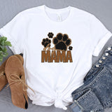 Dog Mama Paw T-Shirt, Mothers Day Shirt, Gift for Mom Shirt, Paw  Mama Shirt, Animal Lover Mom, Mother's Day Tee, Pregnancy Reveal Shirt