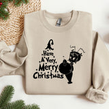 a sweater with a christmas message on it
