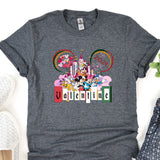 a t - shirt with a mickey mouse design on it