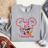 a sweater with a mickey mouse design on it