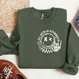 a green sweatshirt with the words operation in social on it