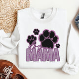 a pair of shoes and a sweatshirt with the word mama printed on it