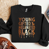 Melanin Sweatshirt, MLK Black History Crewneck, Black Lives Matter, Black Culture Shirt, Human Rights, Black Pride Shirt, Afro Women Shirt