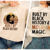 Built By Black History Sweatshirt, Black History Month Sweatshirt, MLK Crewneck, Black Lives Matter Sweatshirt, Civil Rights Sweatshirt