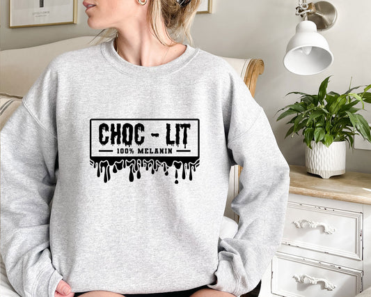 Choc-Lit Sweatshirt, MLK Black History Crewneck, Black History Month Sweatshirt, Black History Month Gifts, Black Lives Matter Hoodie