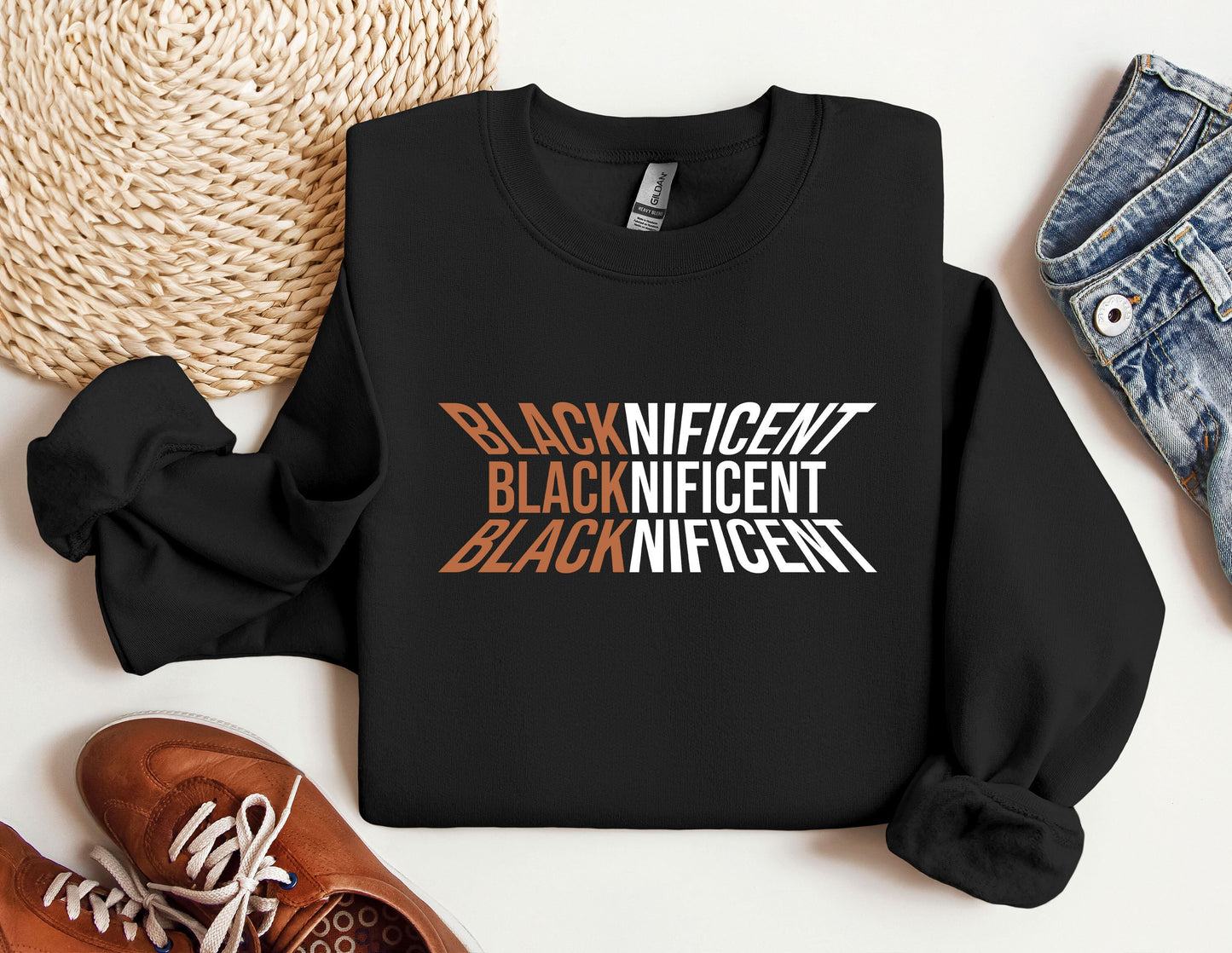 Blacknificent Sweatshirt, MLK Black History Month Crewneck, Black History Month Gifts, Black Lives Matter Sweat, Civil Rights Hoodie