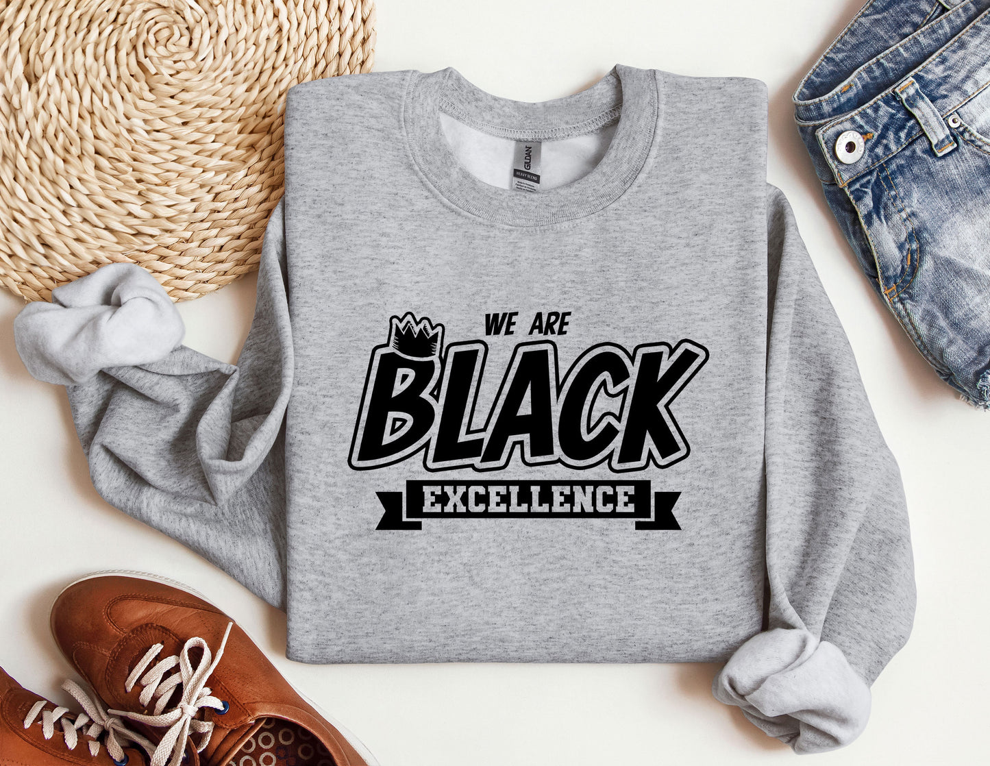 a sweatshirt that says we are black excellence