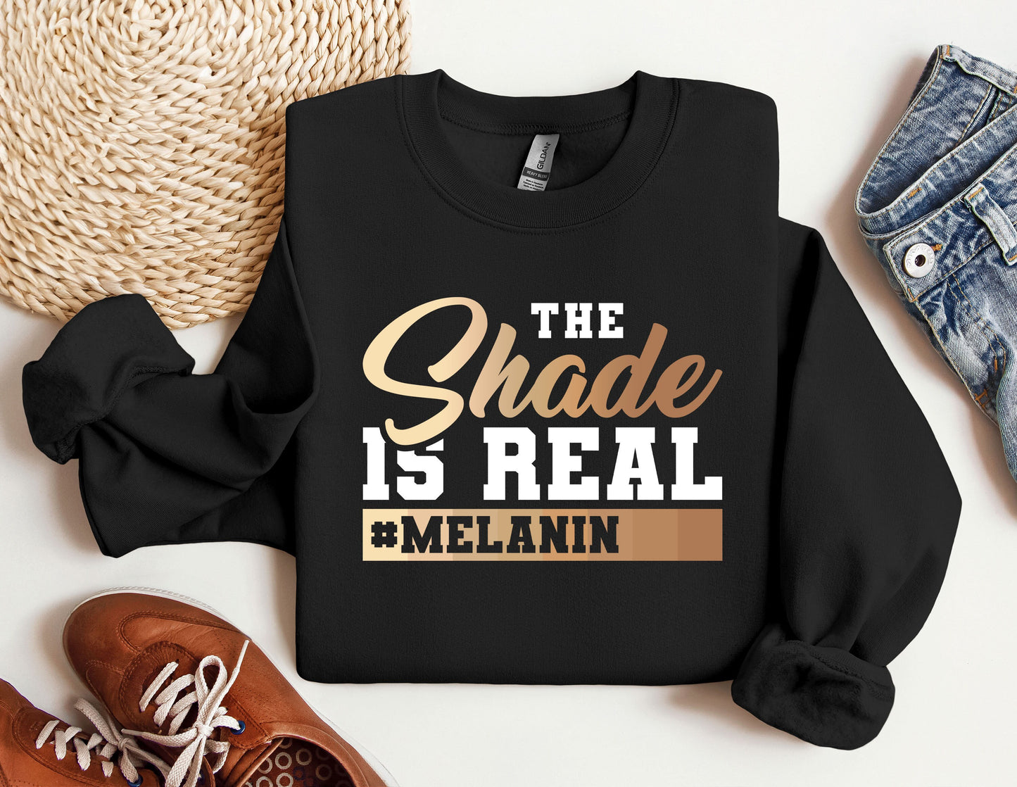 The Shade Is Real Sweatshirt, MLK Black History Hoodie, Melanin Crewneck, Melanin Hoodie, Black Lives Matter Shirt, Gift for Black Teacher