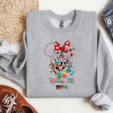 a sweatshirt with a mickey mouse design on it