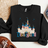 a black shirt with the word disneyland printed on it