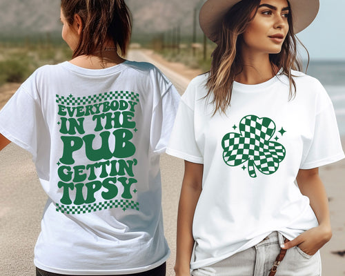 St Patrick's Day Pub Shirt, Gettin Tipsy Shirt, Happy St Patrick's Day Shirt, Clover Shirt, St Patrick's Day Shirt, Irish Shirt, Irish Gift