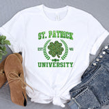 a st patrick's day t - shirt with a shamrock