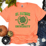 a st patrick's day t - shirt with a shamrock on it