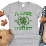 a st patrick's day t - shirt with a shamrock on it