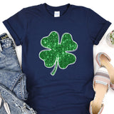 a t - shirt with a four leaf clover on it