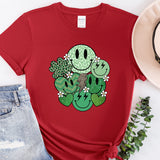 a red t - shirt with a cactus design on it