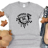 a t - shirt that says football now with a skull on it