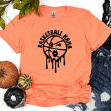 a t - shirt that says basketball mom on it