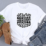 a t - shirt with the words besties besties on it