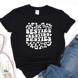 a t - shirt with the words besties on it