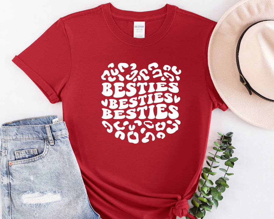 Besties T-shirt, Best Friend Gift, Girl's Besties Shirt, BFF Gifts For Women, Best Friend Birthday Gift, Girls Matching Shirt, Bff Tee