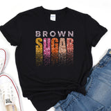 a t - shirt with the words brown sugar on it