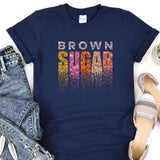 a t - shirt with the words brown sugar on it
