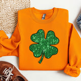 a st patrick's day shirt with a shamrock on it