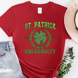 a st patrick's day t - shirt with a shamrock