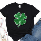 a t - shirt with a four leaf clover on it