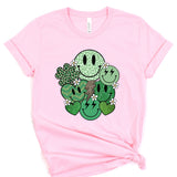 a pink t - shirt with a green cactus design on it